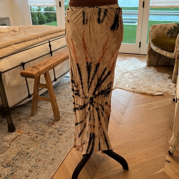 Free People Tie Dye Print Skirt - Picture 2 of 5